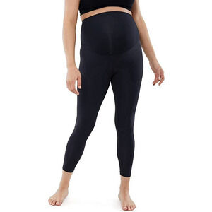 NWT Black Postpartum Maternity Support Leggings High Rise, Ingrid + Isabel, MED.
